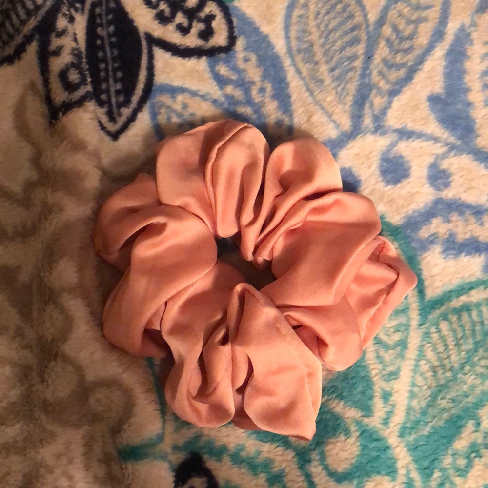 Pink AE scrunchie